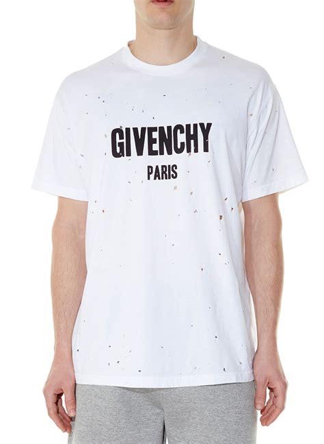 givenchy men's dress shirts|givenchy t shirt with holes.